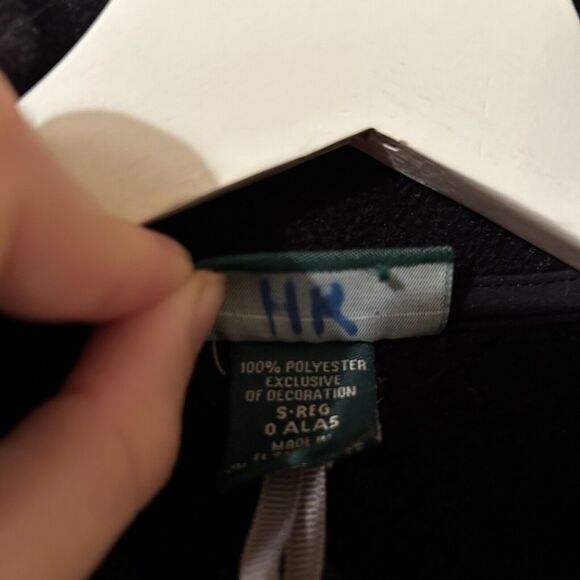 L.L. Bean Fleece Jacket Women's Black Full Zip Casual Classic Outdoor Size Small - Picture 4 of 7